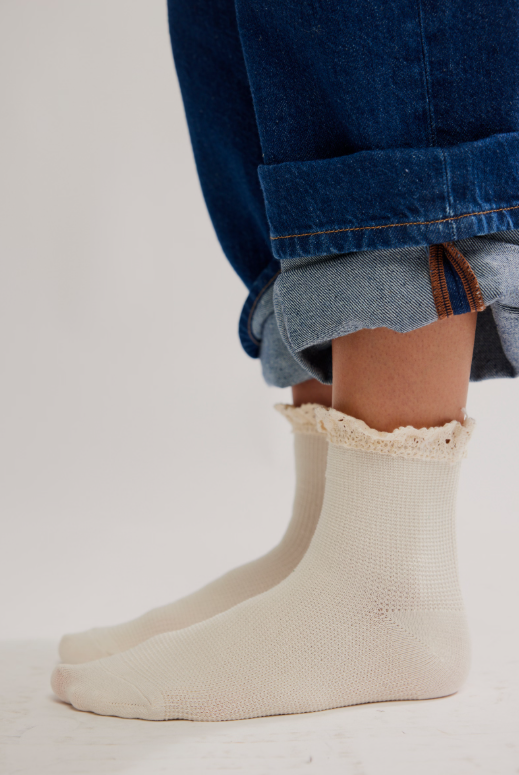 FREE PEOPLE RUFFLE SOCK PACK