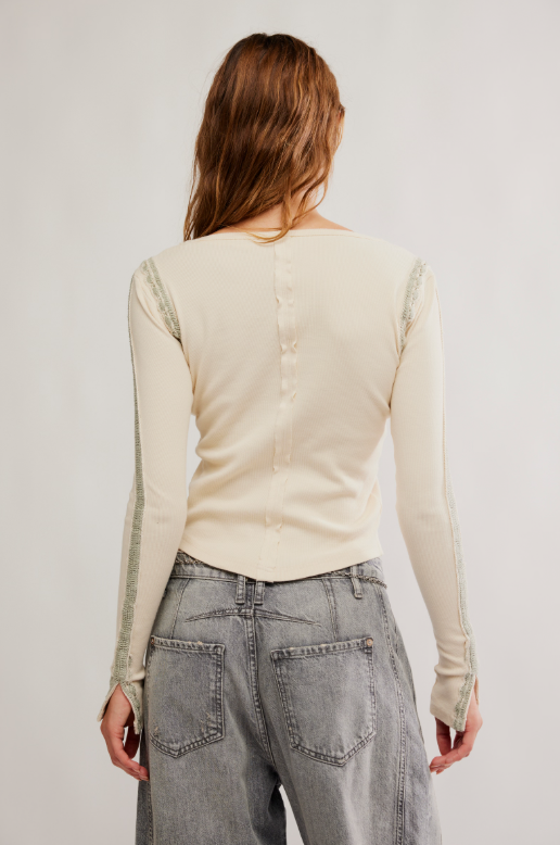 FREE PEOPLE LOST LOVE L/S TOP