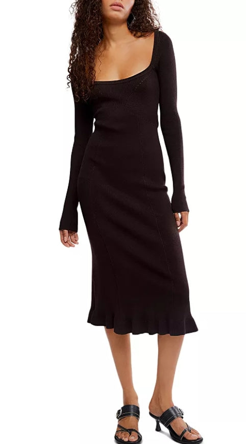 Free People Women's Allister Sweater Dress, Medium