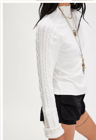 FREE PEOPLE WTF BREEZY SWEATER