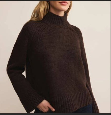 Z SUPPLY EMERGE FUNNEL NECK SWEATER