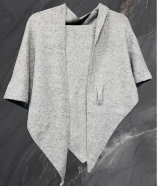 CASHMERE BLEND TRIANGLE SHAWL