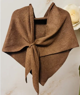 CASHMERE BLEND TRIANGLE SHAWL