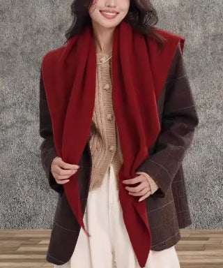 CASHMERE BLEND TRIANGLE SHAWL