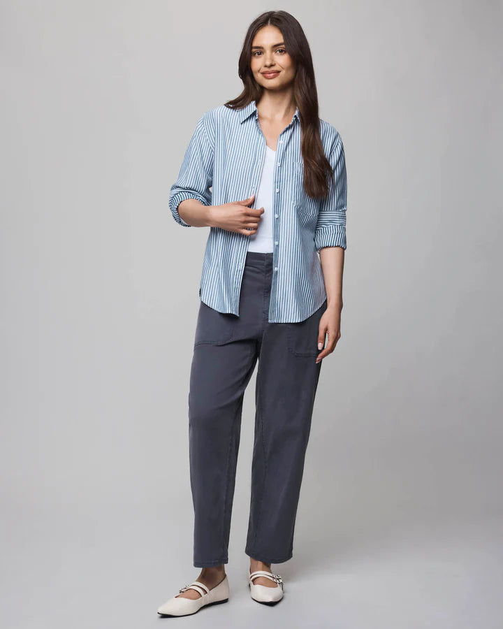 SPLENDID KENNA STRIPE BUTTON DOWN