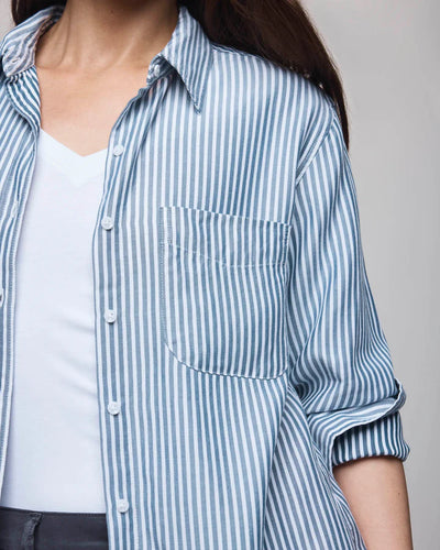 SPLENDID KENNA STRIPE BUTTON DOWN
