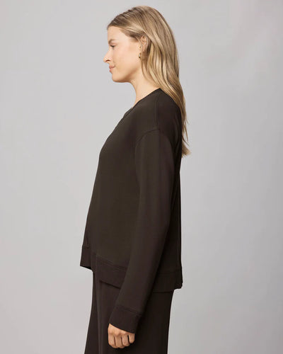 SPLENDID SUPERSOFT TRIM PULLOVER