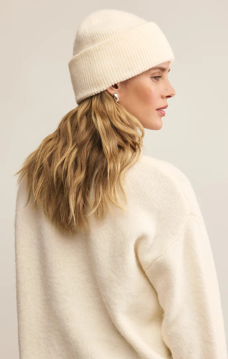 NEW Z SUPPLY glacier beanie in black Z SUPPLY Glacier Beanie | The Shop Laguna Beach main image 4