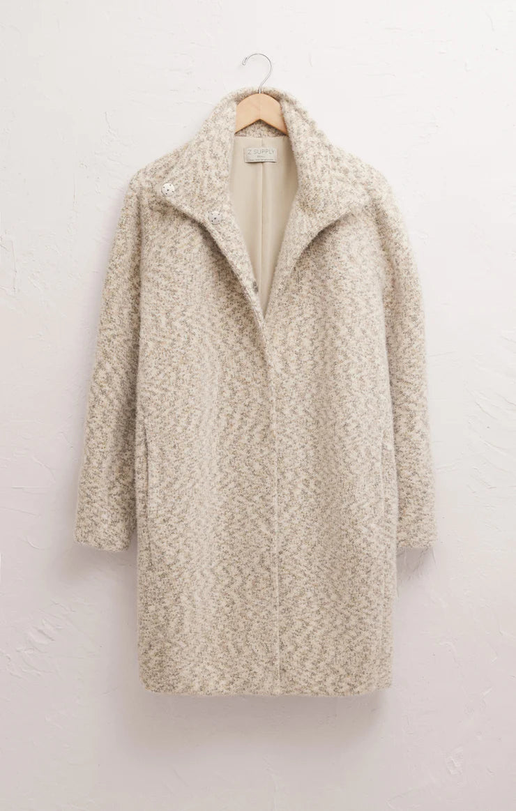 CONNOR MOHAIR KNIT COAT