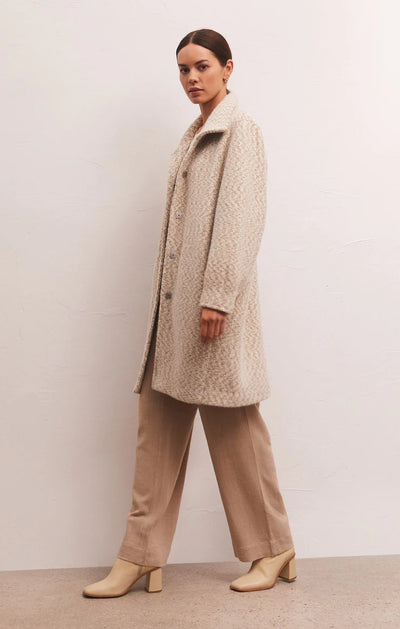 CONNOR MOHAIR KNIT COAT