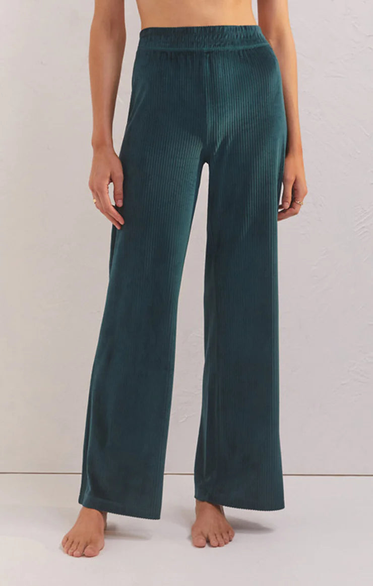 FLARE UP VELOUR PANT