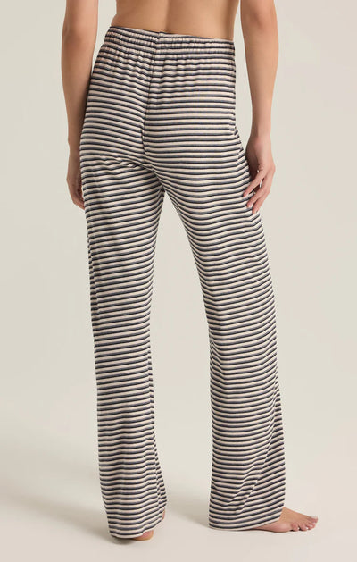 LOUNGER STRIPE MODAL RIB PANT