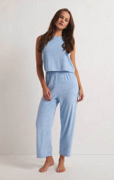BEACHY RIB TERRY PANT