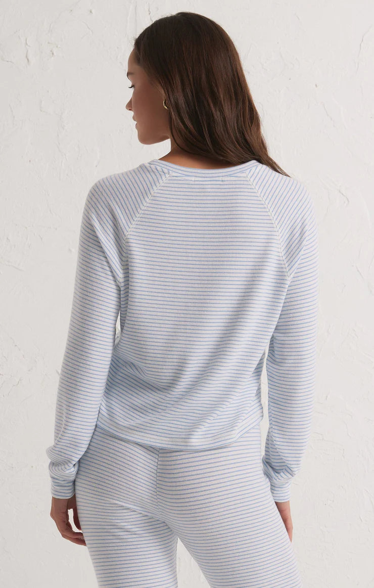 STAYING IN STRIPE LONG SLEEVE TOP