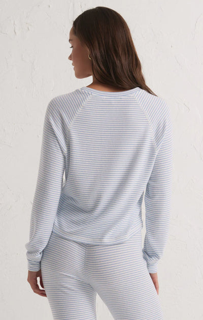 STAYING IN STRIPE LONG SLEEVE TOP