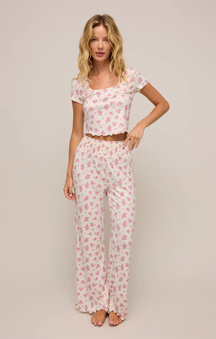 FLOWER MARKET DITSY POINTELLE TEE
