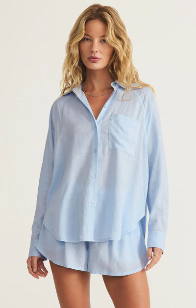 Z SUPPLY PERFECT LINEN TOP