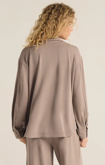 LAYOVER MODAL FLEECE BUTTON UP