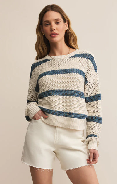 Z SUPPLY BROADBEACH STRIPED SWEATER