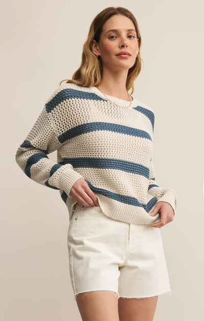 Z SUPPLY BROADBEACH STRIPED SWEATER