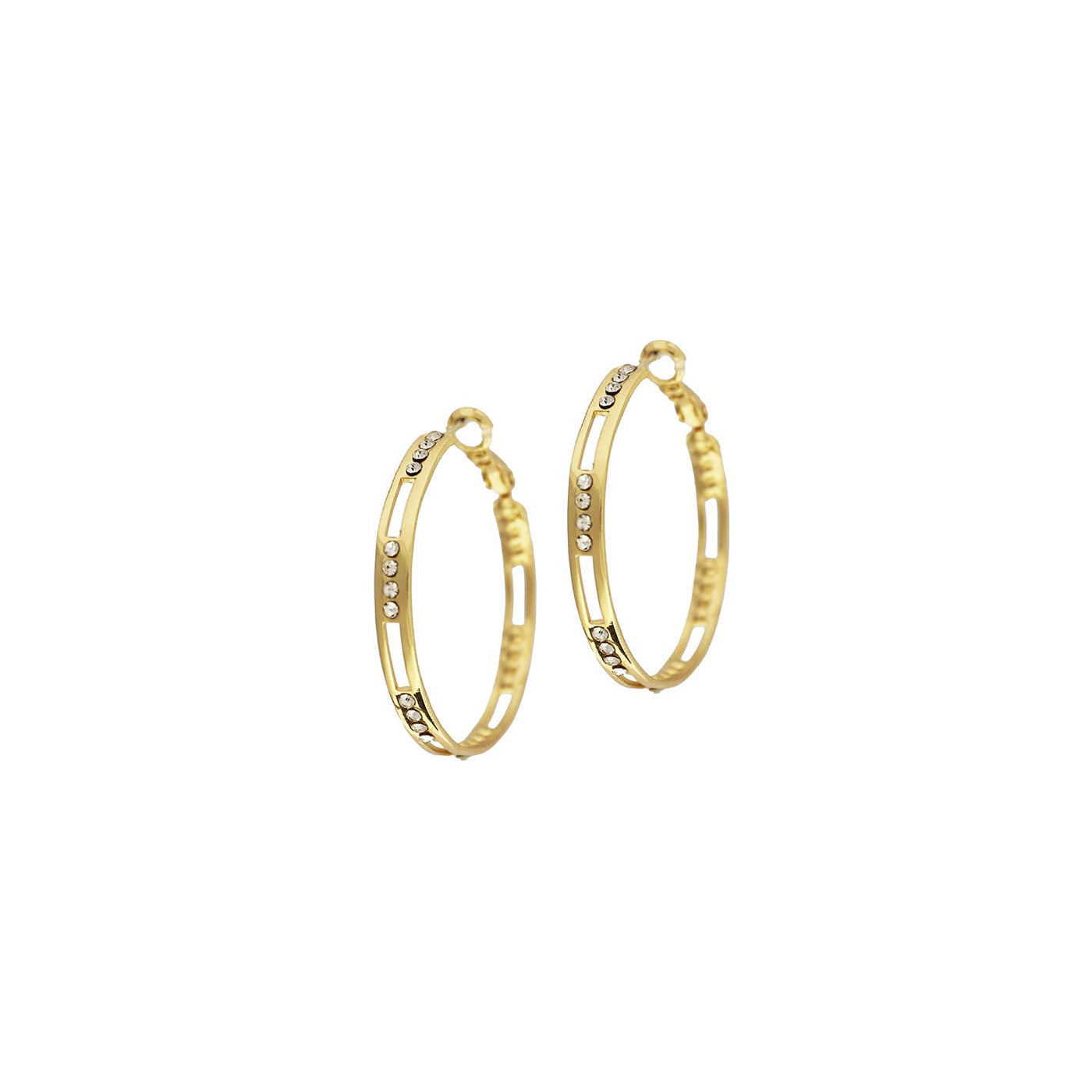 MARLYN SCHIFF CUTOUT HOOPS