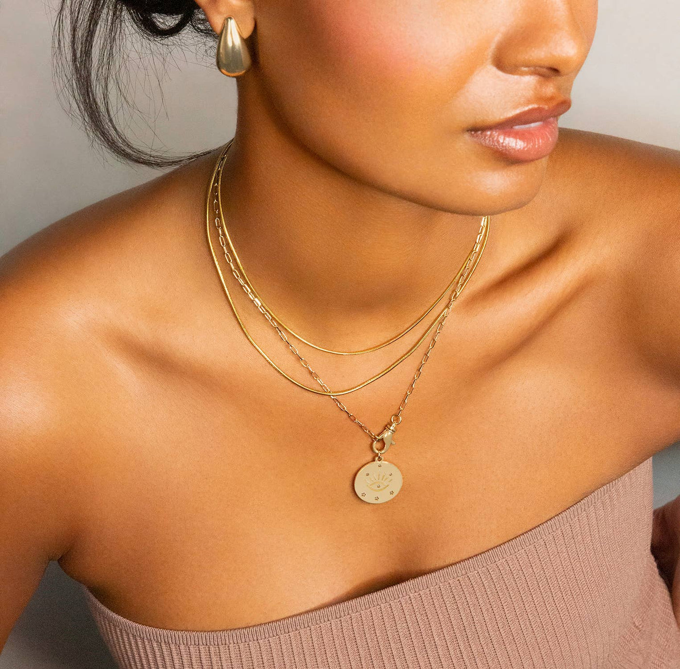 MARLYN SCHIFF TUBE SNACK NECKLACE