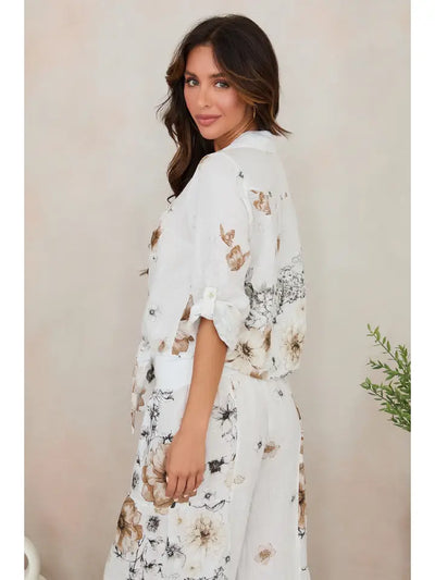 MILIO MILANO FLORAL BLOUSE