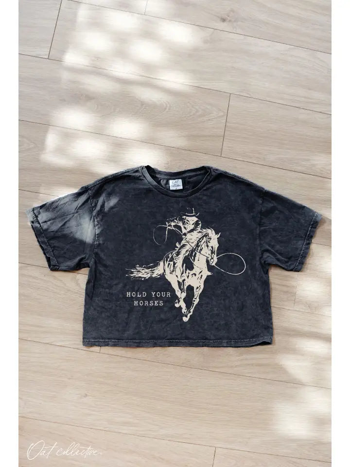 OAT COLLECTIVE HOLD YOUR HORSES TEE