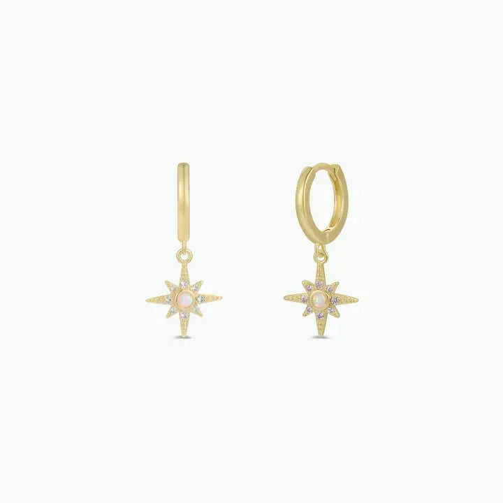 JAXKELLY STARBURST MINI HOOP