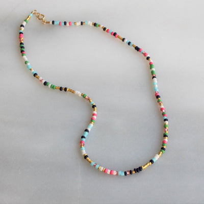 SILVER WREN UNITY BEADED NECKLACE