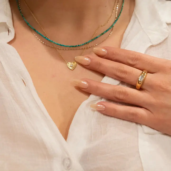 JURATE LA "OLIVE JUICE" NECKLACE