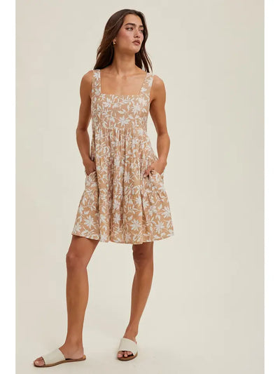 WISHLIST FLORAL MINI DRESS