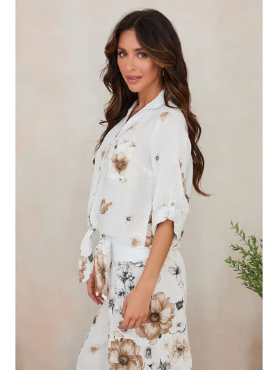 MILIO MILANO FLORAL BLOUSE