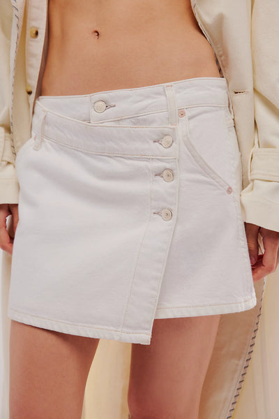 FREE PEOPLE WYNNE DENIM SKIRT