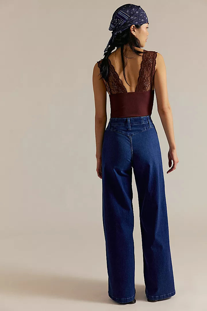 FREE PEOPLE LIBRE WIDE LEG JEANS