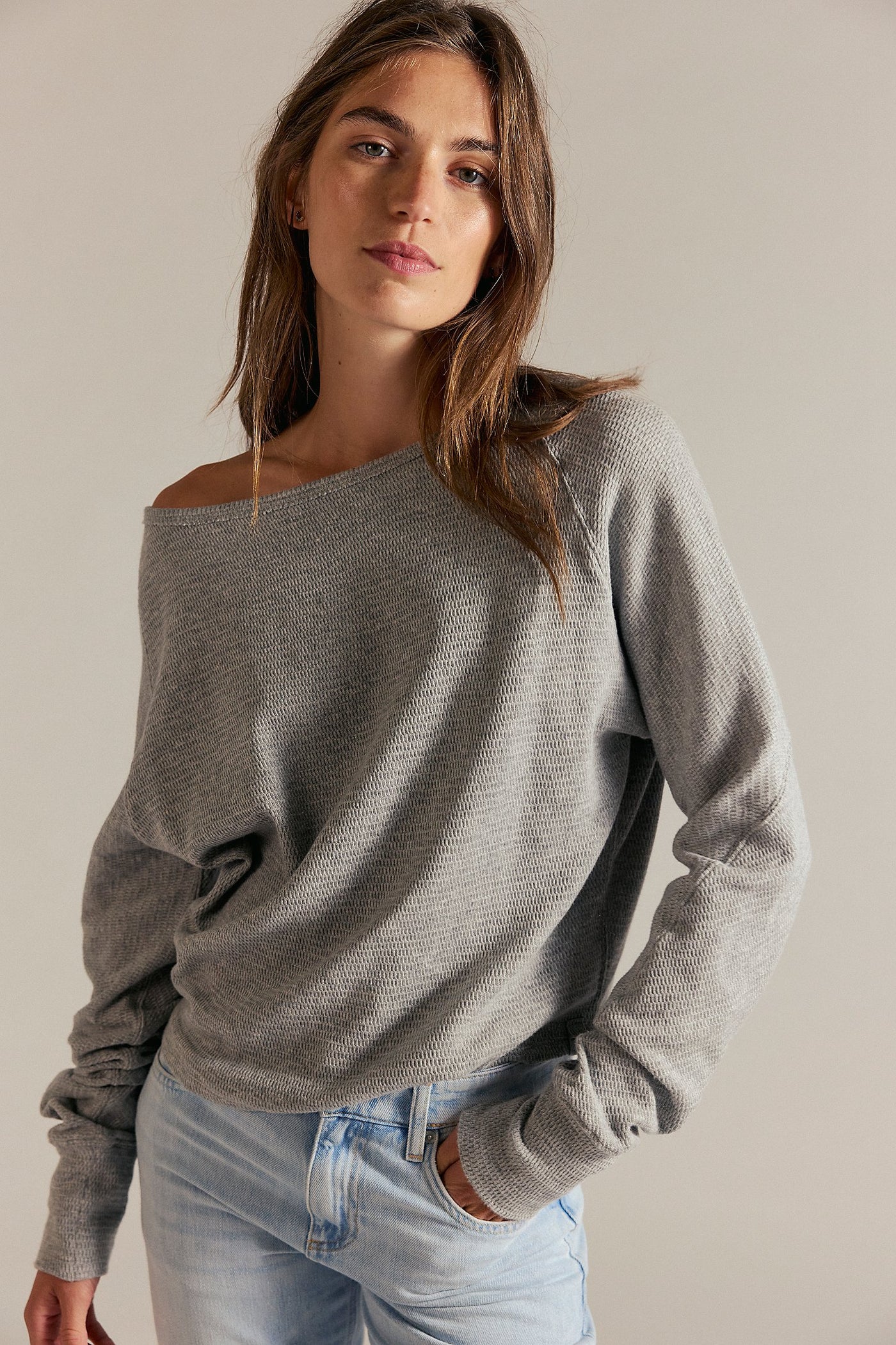 FREE PEOPLE JESS LONG SLEEVE TOP