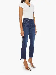 MOTHER INSIDER CROP STEP FRAY