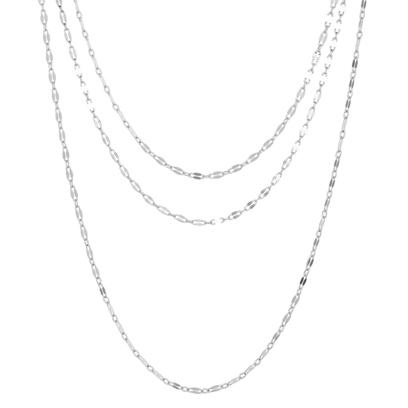 MARLYN SCHIFF LAYERED CHAIN NECKLACE