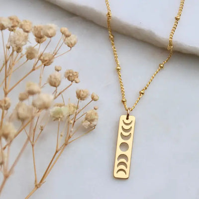 MESA BLUE MOON PHASE NECKLACE