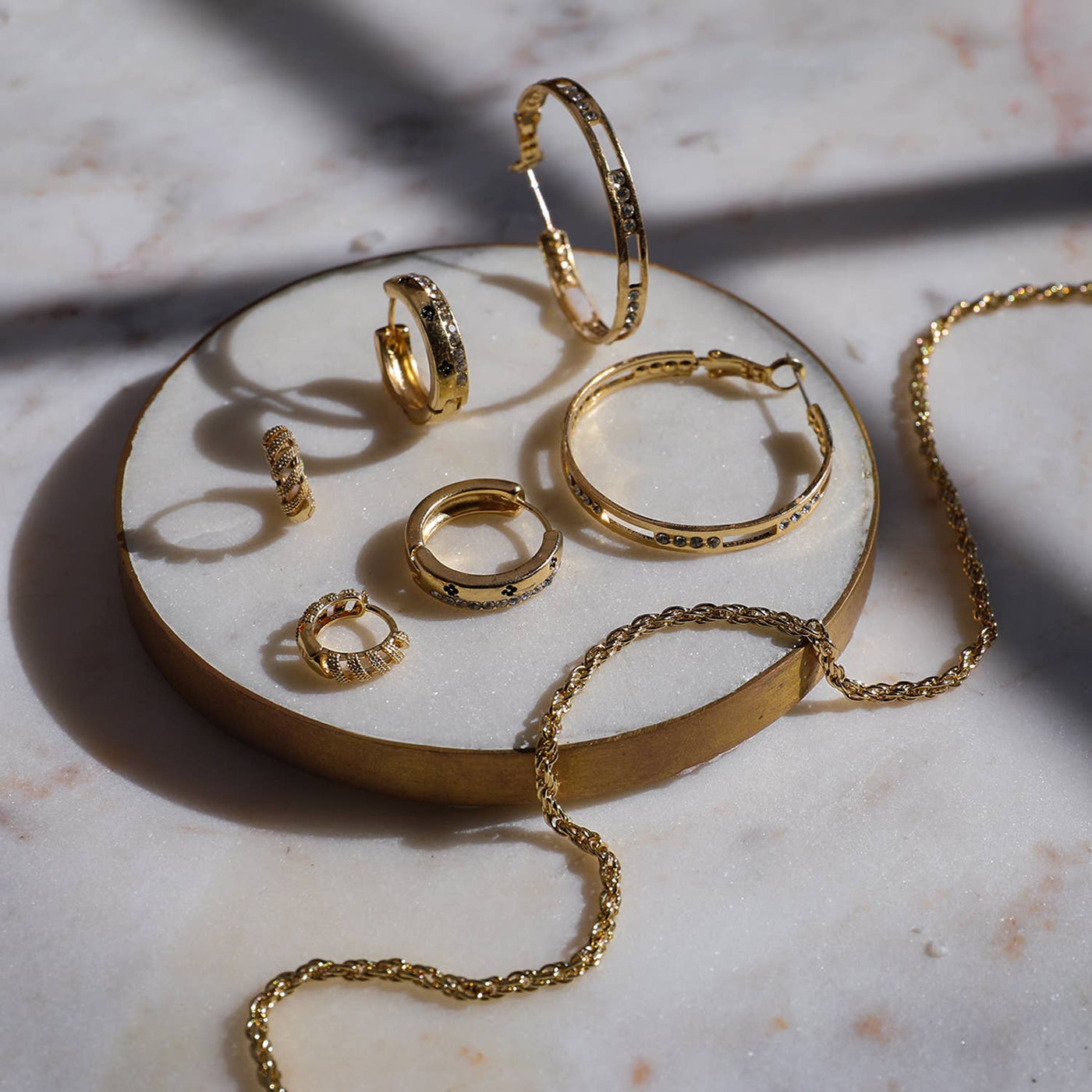 MARLYN SCHIFF CUTOUT HOOPS