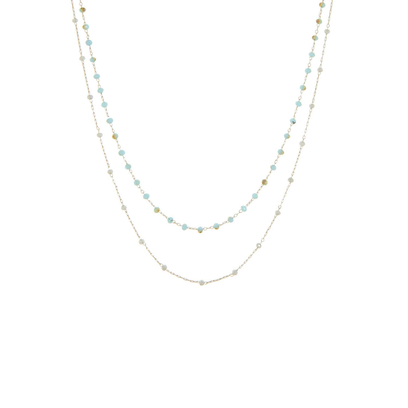 MARLYN SCHIFF CRYSTAL NECKLACE