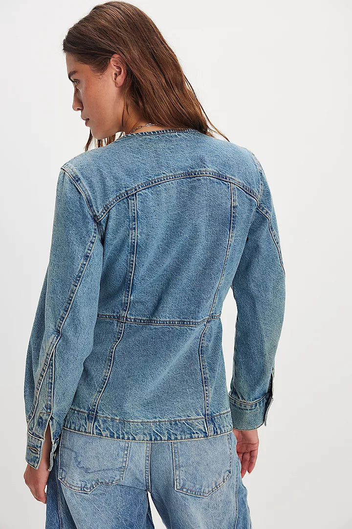 FREE PEOPLE LULU DENIM JACKET