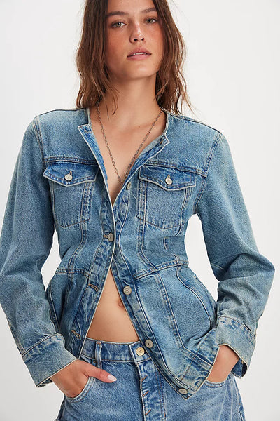 FREE PEOPLE LULU DENIM JACKET