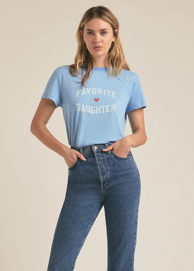 FAVORITE DAUGHTER TEE W/HEART