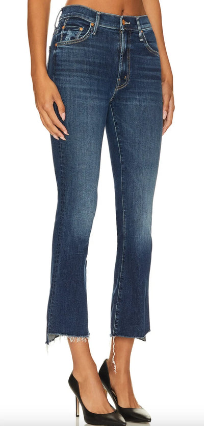 MOTHER INSIDER CROP STEP FRAY