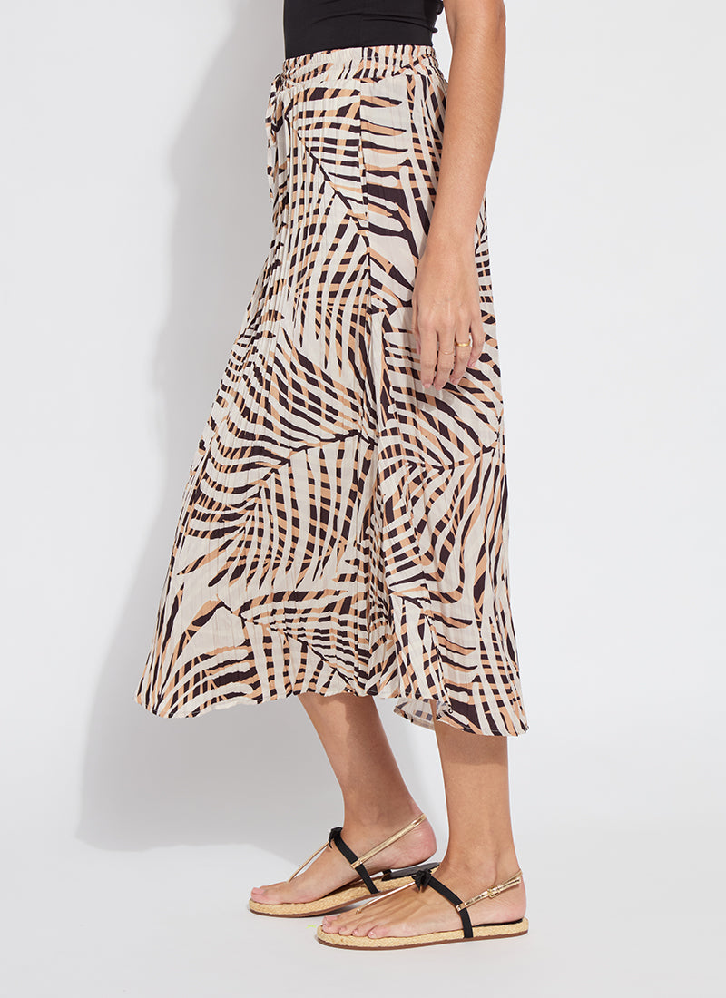 LYSSE PACKABLE PRINTED SKIRT
