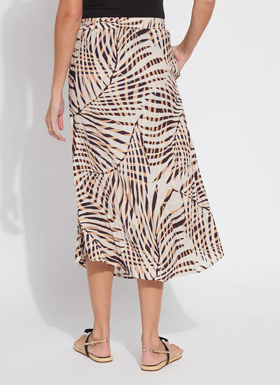 LYSSE PACKABLE PRINTED SKIRT