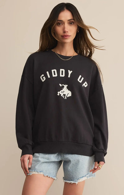 Z SUPPLY GIDDY UP SUNDAY SWEATSHIRT